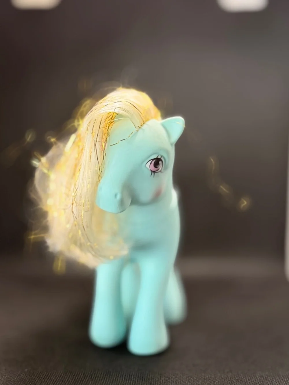 Vintage G1 Princess Serena My Little Pony 1987 Gold Tinsel Hair